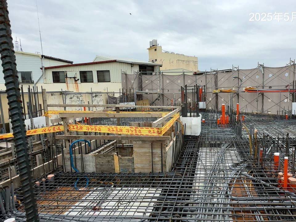 樓板施作完成，灌漿前照片
